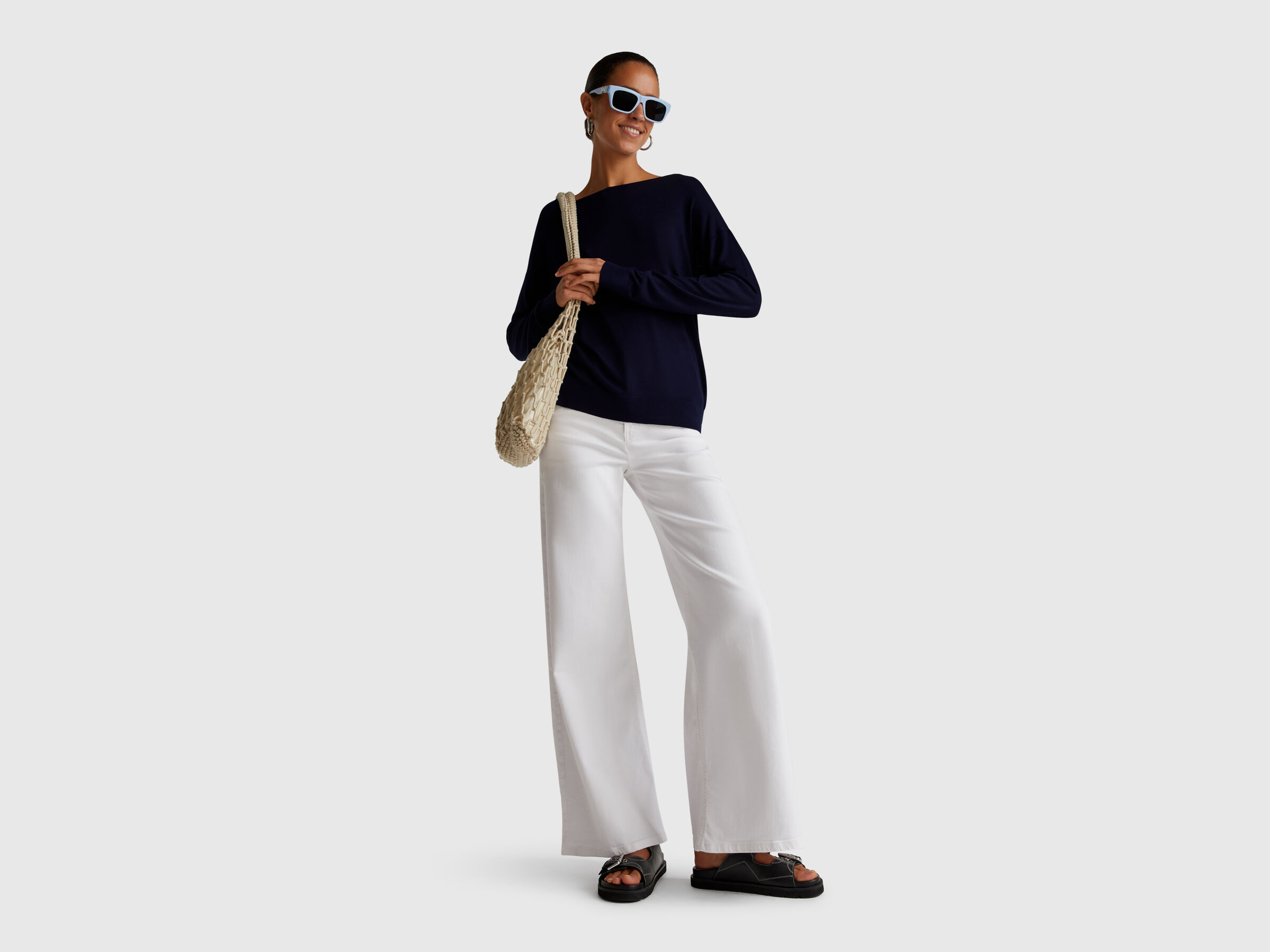 BOAT-NECK SWEAT.L/S Women image number 3